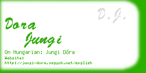 dora jungi business card